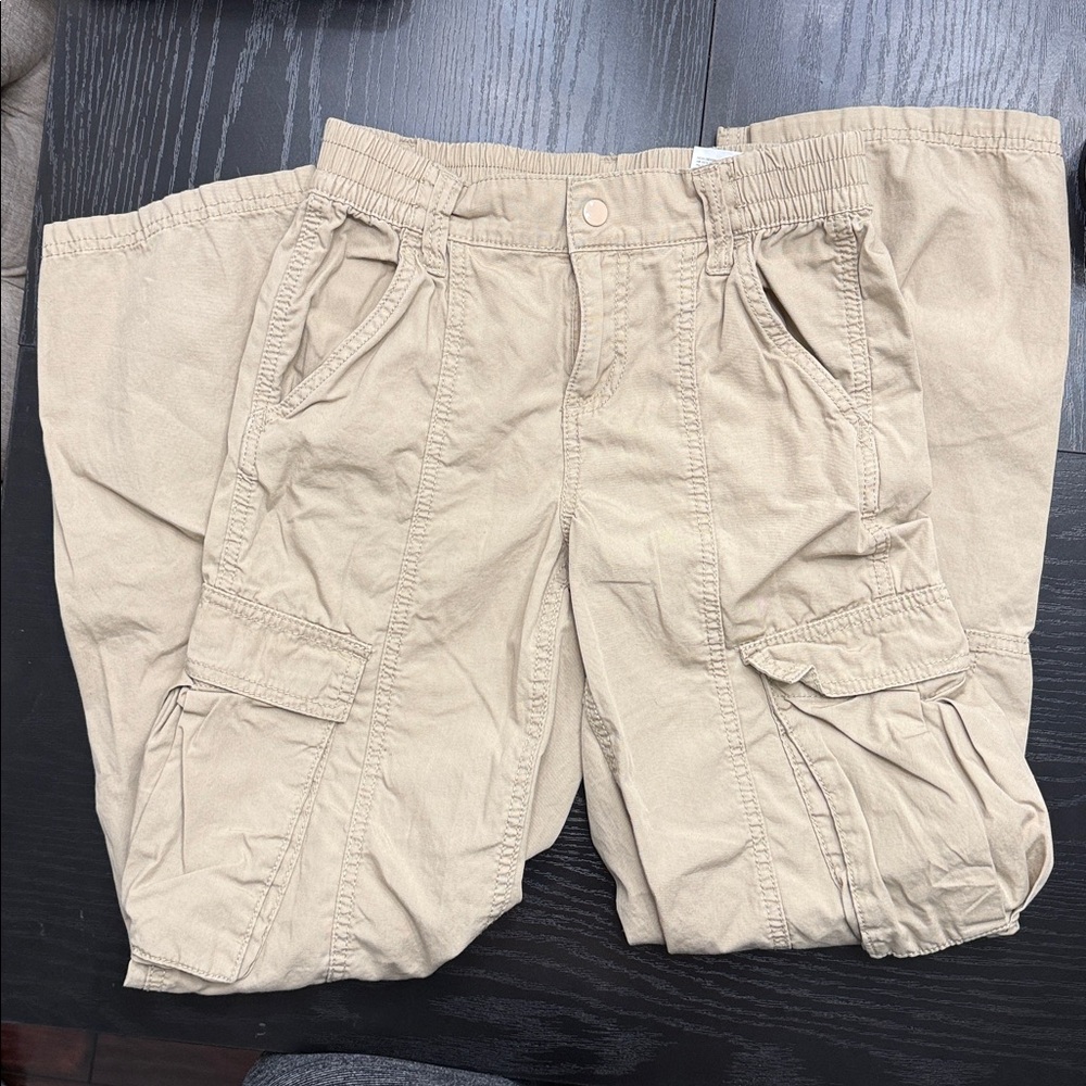 Beige Cargo Shorts